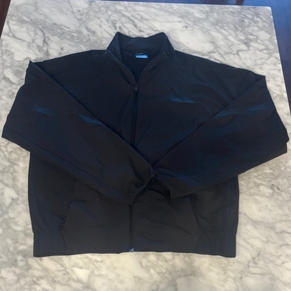 Men's Adidas ZNE Classic Black Zip-Up Windbreaker